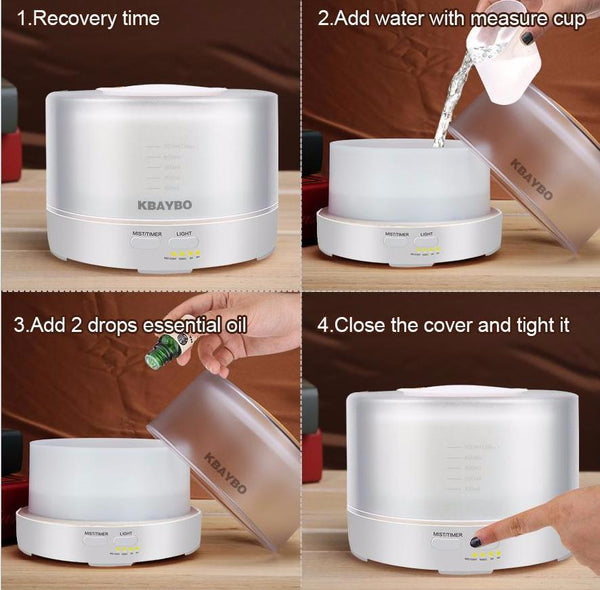 LED Lights Electric Aroma Diffuser